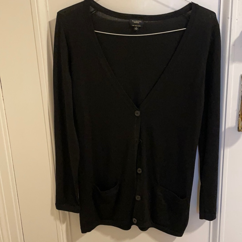 Talbots Cardigan 100% Merino Wool